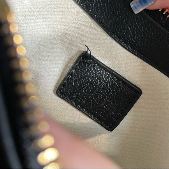 Gucci Black Mini Bag with Gold Accents - Picture 4 of 5